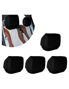 Pack de 4 Fundas de Cabecera de Asiento de Coche Dawfall