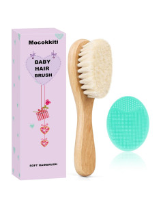 Juego de Cepillos para Bebé Mocokkiti - 2 Piezas, Cuidado Suave