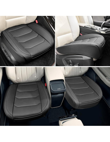 Funda de Asiento de Coche BOPUOVRE Negra Ajuste Universal
