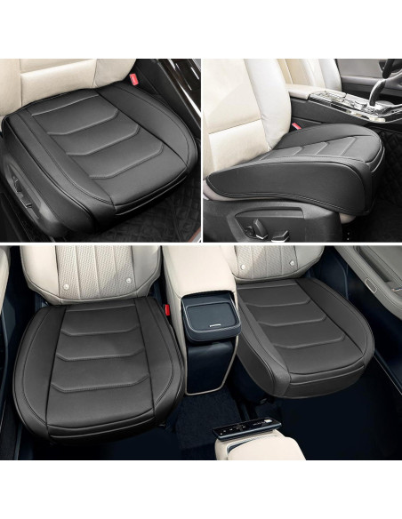 Funda de Asiento de Coche BOPUOVRE Negra Ajuste Universal