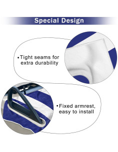 Fundas de Asiento para Carro de Golf YOKYHOM 130x79 cm Microfibra 2