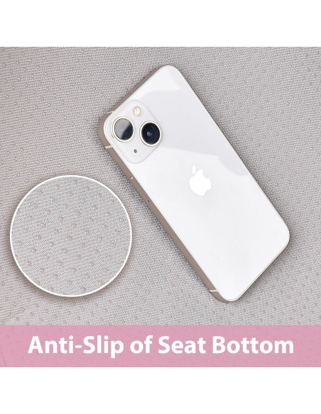 Fundas de Asiento de Cuero CAR PASS Rosa Universal 5 Piezas