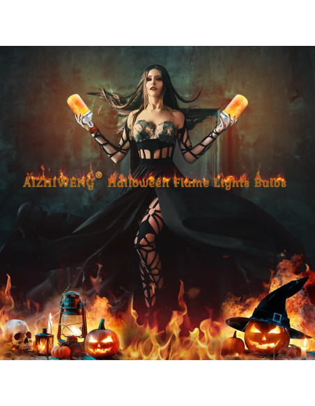 Bombillas LED de Llama Aizhiweng E26 2 Pcs - Efecto Realista Bombillas LED de Llama Aizhiweng E26 2 Pcs - Efecto Realista