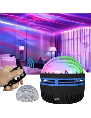 Proyector de Luces del Norte y Olas Gutsyluv 14 Efectos RGB