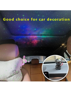 Proyector de Estrellas SHJQJJLBCQ Astronauta Luz Nocturna 2