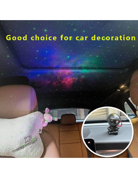 Proyector de Estrellas SHJQJJLBCQ Astronauta Luz Nocturna