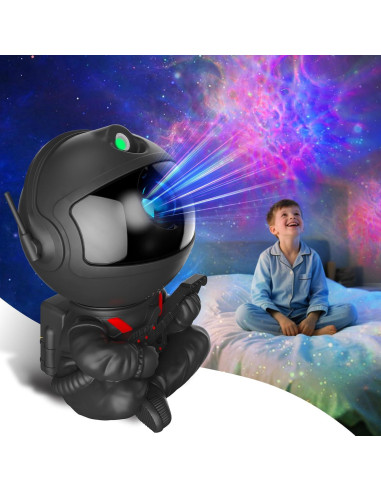 Proyector de Estrellas SHJQJJLBCQ Astronauta Luz Nocturna