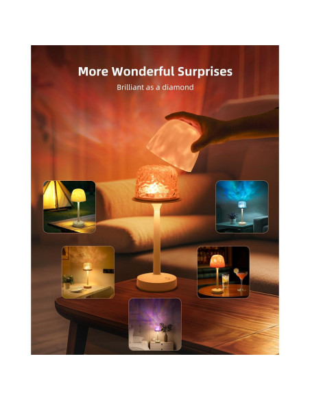 Proyector de Luz Ocean Wave CHLORANTHUS LED Recargable