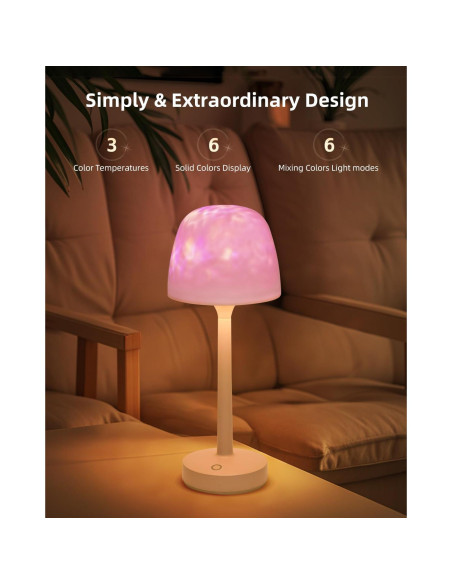 Proyector de Luz Ocean Wave CHLORANTHUS LED Recargable