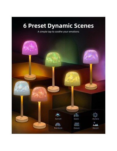 Proyector de Luz Ocean Wave CHLORANTHUS LED Recargable