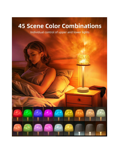 Proyector de Luz Ocean Wave CHLORANTHUS LED Recargable