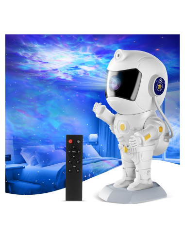 Proyector de Galaxia XIAOER Astronauta Luz Nocturna 10.9cm