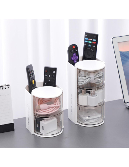 Organizador de Accesorios para el Cabello FABROK 3 Capas Blanco