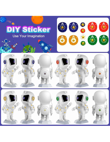 Proyector de Galaxia XIAOER Astronauta Luz Nocturna 10.9cm