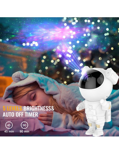 Proyector de Estrellas NICAYET Astronauta LED con Control Remoto