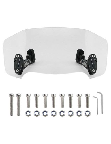 Extensión de Parabrisas Universal Pacewalker 30cm para Motocicleta