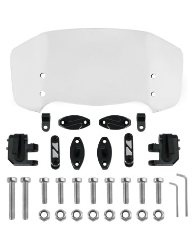 Extensión de Parabrisas Universal Pacewalker 30cm para Motocicleta