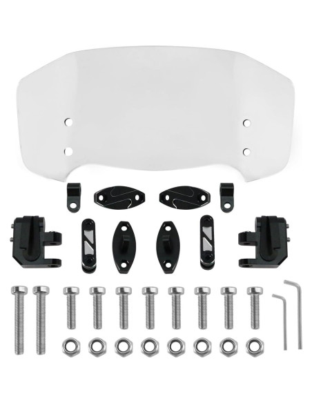 Extensión de Parabrisas Universal Pacewalker 30cm para Motocicleta