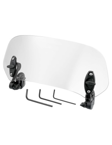 Parabrisas Motoforti 28.5cm Ajustable para Motocicletas