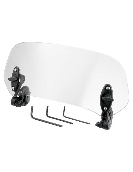 Parabrisas Motoforti 28.5cm Ajustable para Motocicletas