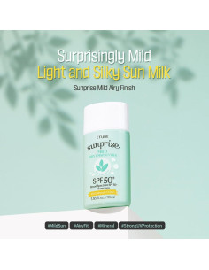 ETUDE Sunprise Leche Solar Suave SPF 50+ 55ml - Piel Sensible 2
