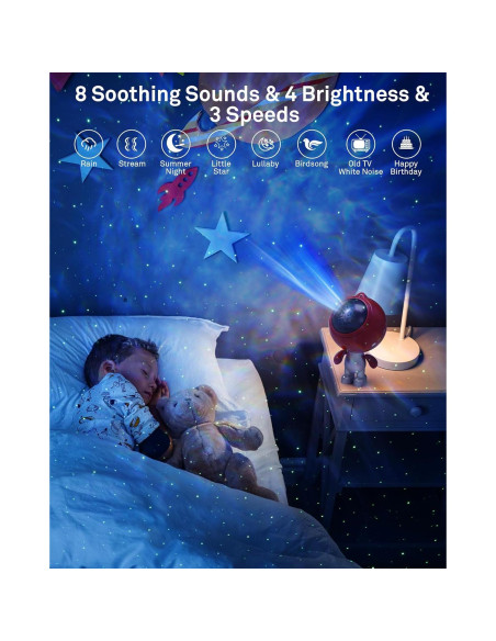 Proyector de Estrellas AIRIVO AP03 con Altavoz Bluetooth