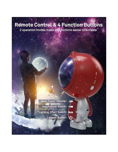 Proyector de Estrellas AIRIVO AP03 con Altavoz Bluetooth