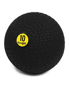 Bola Slam Yes4All 4.54 kg - PVC Antideslizante Triángulo Negro
