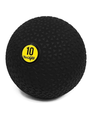 Bola Slam Yes4All 4.54 kg - PVC Antideslizante Triángulo Negro