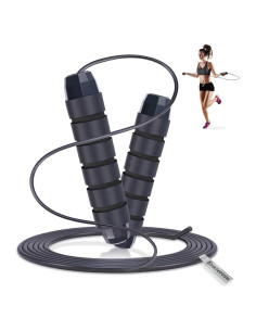 Cuerda de Saltar Ajustable Emazerom 2.8m con Mangos de Espuma