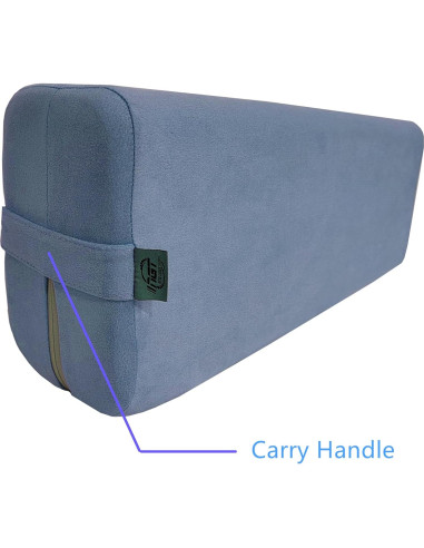 Almohada de Yoga NGT Guía Soporte Espuma Lavable 65x25x15.24cm