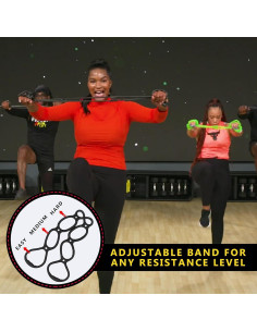 Banda de Resistencia Ajustable Walk at Home 7 Anillos Negro 2