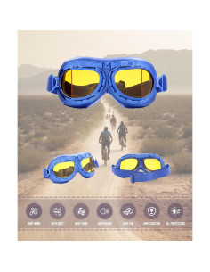 Gafas de Motocicleta CRG Sports T08 UV Anti-vaho Unisex 2