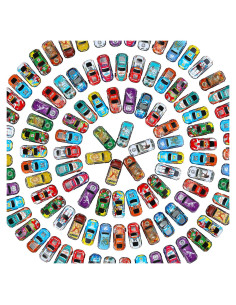 Coches de Juguete de Retroceso Vinsot - 60 Piezas Metal