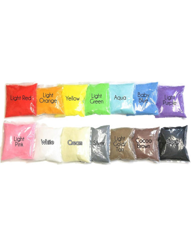 Arena Colorida Gruesa Aqua WGV 0.45 kg para Manualidades