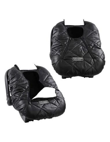Cubierta para Asiento de Auto para Bebés - Forro Polar Negro