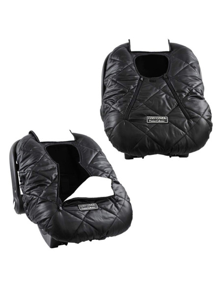 Cubierta para Asiento de Auto para Bebés - Forro Polar Negro
