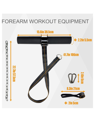 Rodillo de Fortalecimiento de Antebrazo KORIKAHM 1.61kg