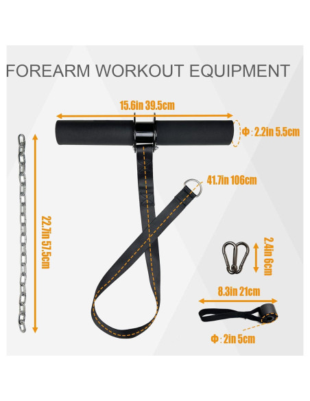 Rodillo de Fortalecimiento de Antebrazo KORIKAHM 1.61kg