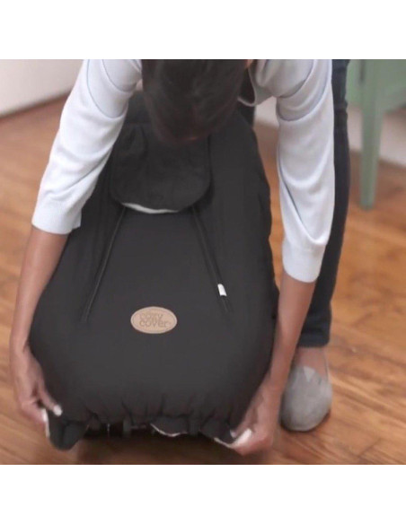 Cubierta para Asiento de Auto para Bebés - Forro Polar Negro