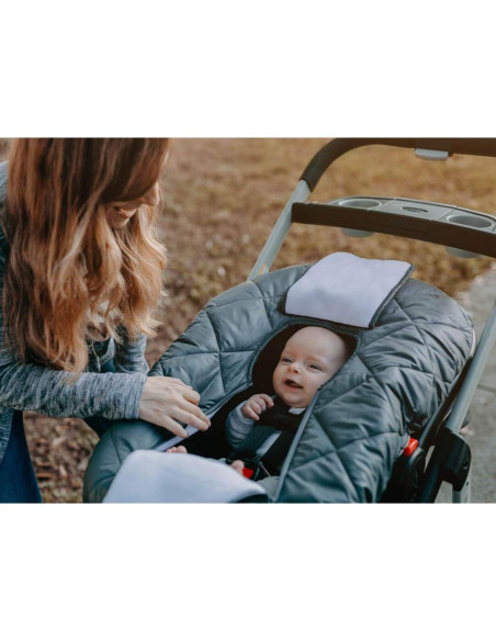 Cubierta para Asiento de Auto para Bebés - Forro Polar Negro