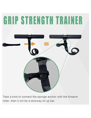 Rodillo de Fortalecimiento de Antebrazo KORIKAHM 1.61kg