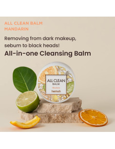 Bálsamo Limpiador HEIMISH Mandarina 120ml - Desmaquillante Facial 2