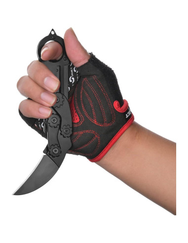 Cuchillo Plegable Promithi 6cm con Abrebotellas y Rompevidrios