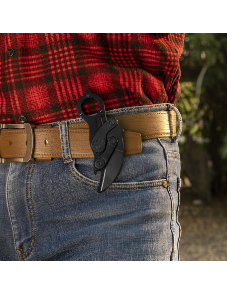 Cuchillo Plegable Promithi 6cm con Abrebotellas y Rompevidrios