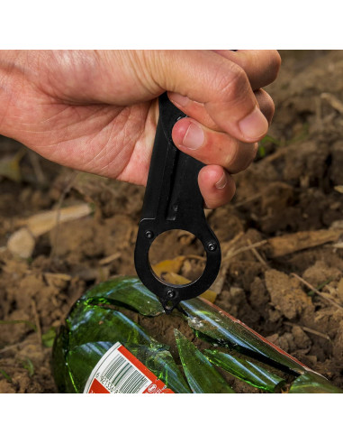 Cuchillo Plegable Promithi 6cm con Abrebotellas y Rompevidrios