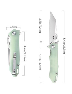 Cuchillo Plegable Eafengrow EF934 Acero D2 Mango G10 9.4 cm 2