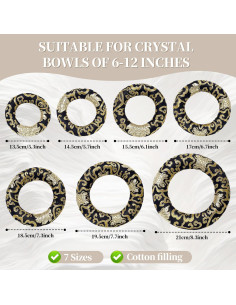 Juego de 10 Piezas Cojines y Martillos para Cuencos Cantores 2