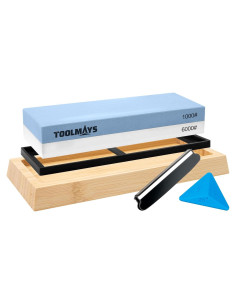 Kit de Afilado TOOLMAYS con Piedras Doble Grano 1000/6000