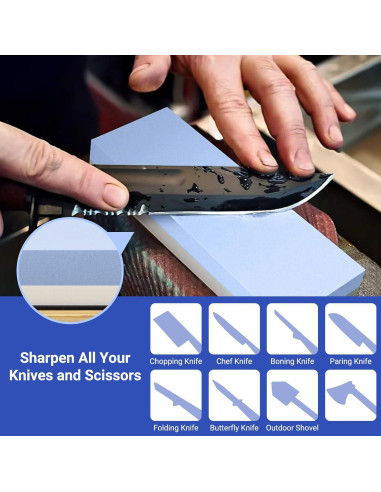 Kit de Afilado TOOLMAYS con Piedras Doble Grano 1000/6000